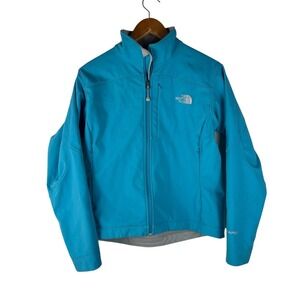 The North Face Women's Medium TNF Apex Bionic Bright Blue Soft Shell Outdoor